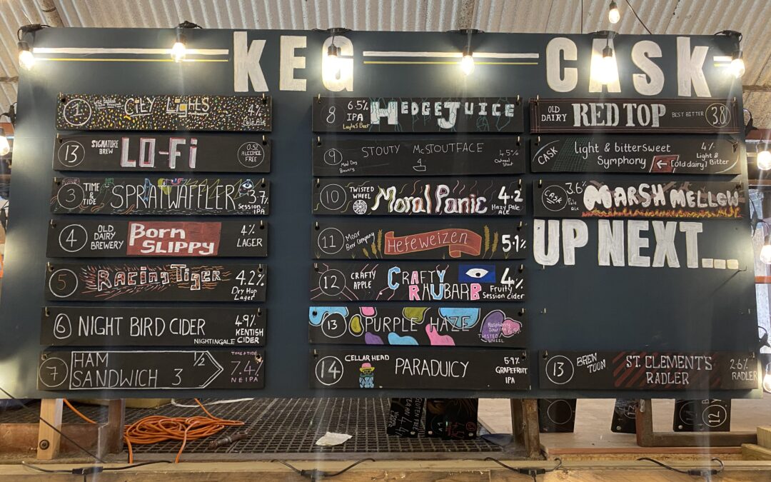 What’s on tap?